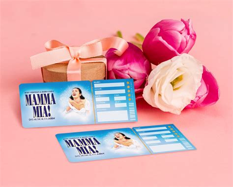 printable mamma mia broadway surprise ticket mamma mia etsy uk