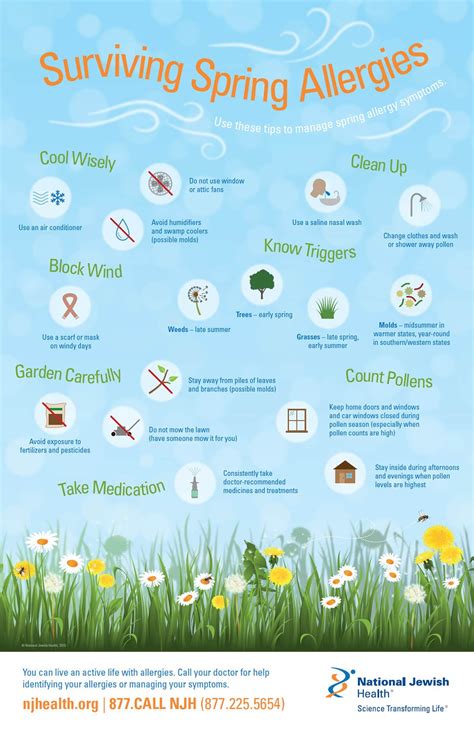 Surviving Spring Allergies Infographic Infographics Medicpresents Com
