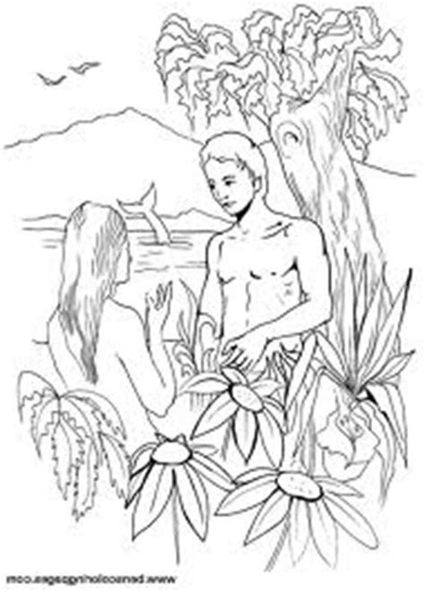 Adam And Eve In Days Of Creation Coloring Pages : Coloring Sun | Creation coloring pages