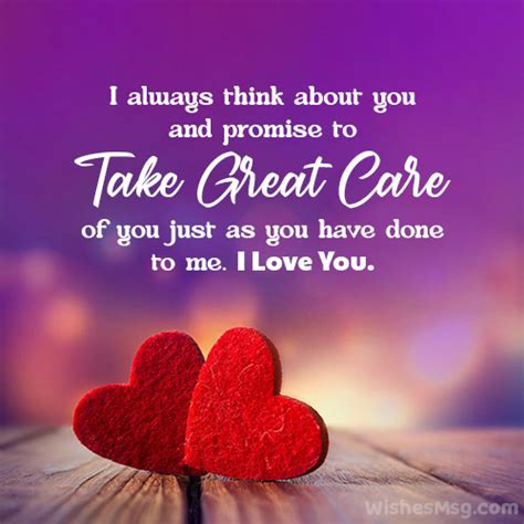 70 Best Caring Love Messages For Him Or Her Wishesmsg