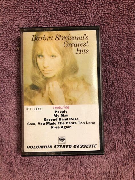 vintage barbra streisands greatest hits origional cassette etsy