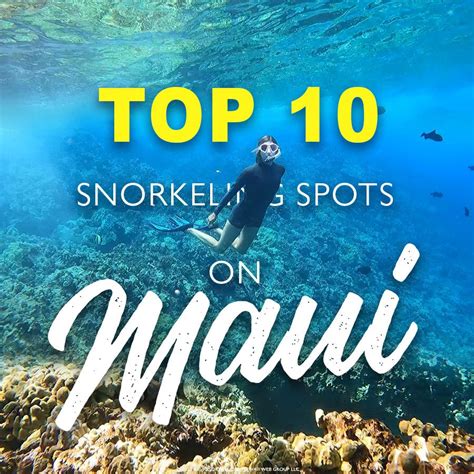 Top 10 Snorkeling Spots In Maui Turtle Town Molokini Honolua