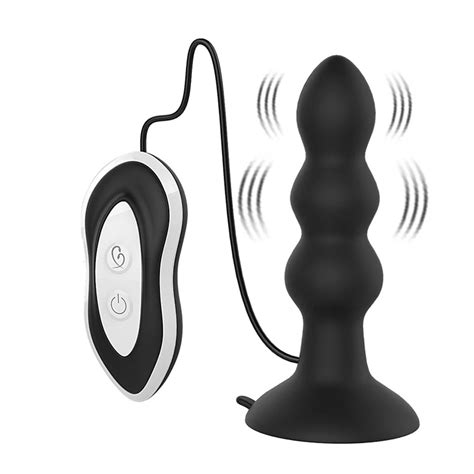 Plugue Vibrador Anal Para Mulheres Velocidades Brinquedo De Silicone Massageador De