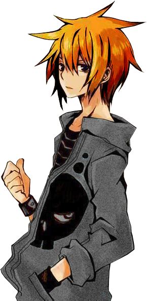 Jakobv1 Orange Haired Anime Guy 352x592 Png Download