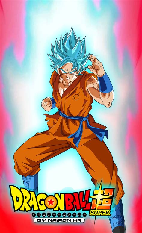 Goku Ssj Blue Kaio Ken By Naironkr On Deviantart