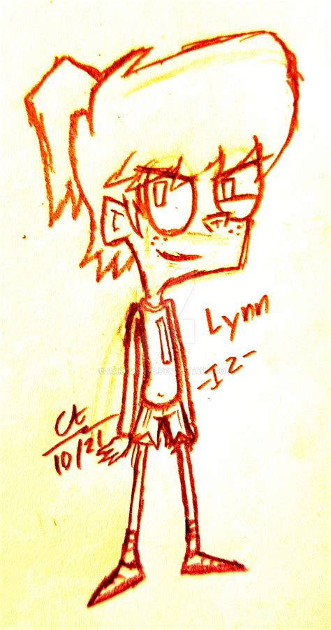 Lynn Loud Invader Zim Style By Cartoon56 On Deviantart
