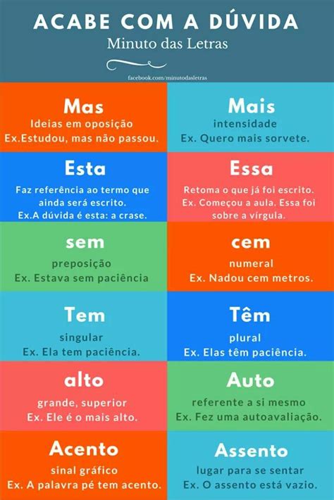 L Ngua Portuguesa Dicas De Portugues Dicas De Ensino Aula De Portugu S