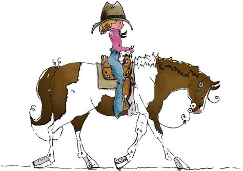 Sweet Cowgirl Western Horse Art