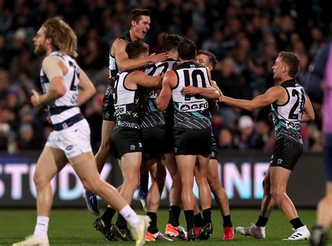 Geelong will play port adelaide in the second . Report: Port defeats Geelong on home turf - portadelaidefc ...