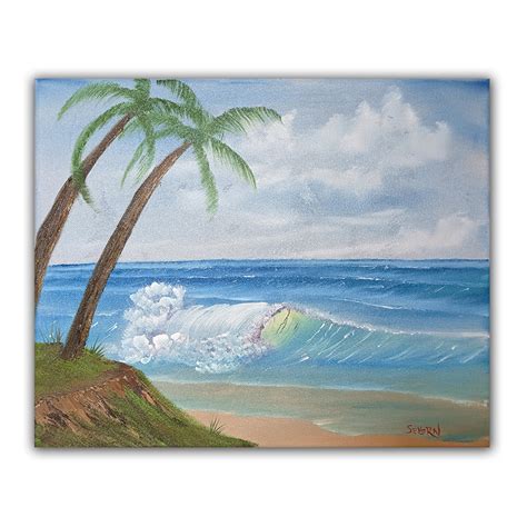 Propagate Studio Nj Tropical Beach Bob Ross Paint Night