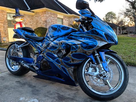 See more ideas about custom paint motorcycle, custom paint, motorcycle painting. Blue demon, Custom bike i painted. : motorcycles