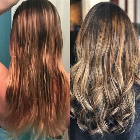 Instead, rinse with cold or lukewarm water, as it will help seal up the cuticle and lock in your fresh color, says cleveland. Can we all say GORGEOUS?! Beautiful before and after color ...