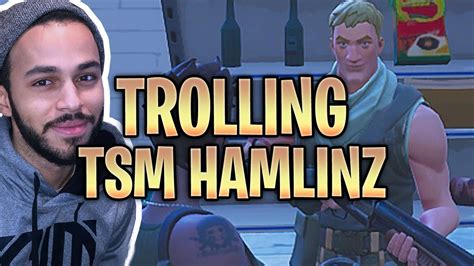 Trolling Tsm Hamlinz Lil Sus With Voice Changer Fortnite Battle