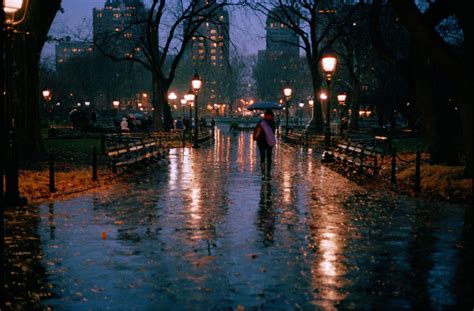 Fall 1987 City Rain Rainy City