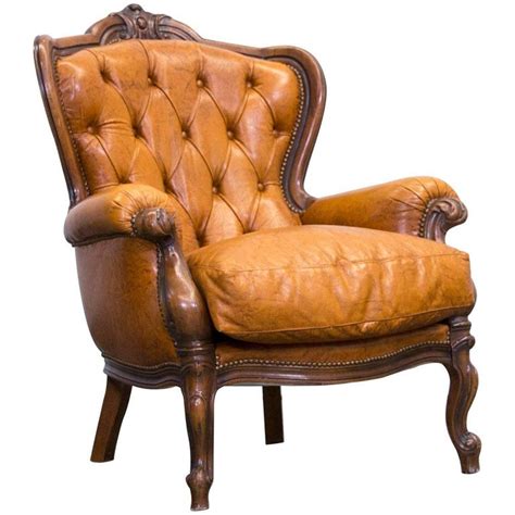 And don't forget to put your feet up, you deserve it. Chesterfield Leather Armchair Cognac Brown One-Seat Couch ...