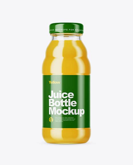Therefore, it is easy to update the mockup content by just double click on the smart layer. Download Psd Mockup Bottle Clear Drink Fruit Glass Juice ...