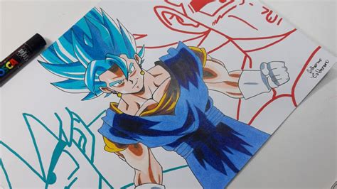 Speed Drawing Vegetto Youtube