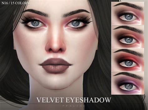 The Sims Resource Velvet Eyeshadow N16