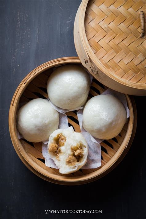 Soft Fluffy Chinese Gluten Free Meat Steamed Buns Mantoubaozi