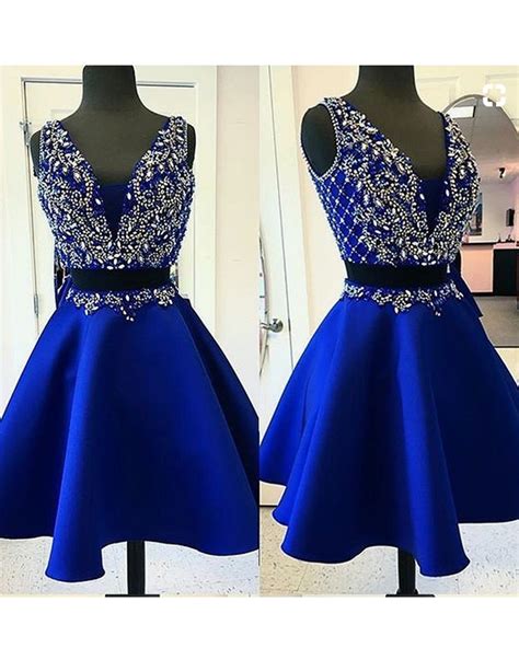 Here ericdress.com shows customers a fashion collection of current where to buy formal dresses.you can find many great items. Cheap V Neck Royal Blue Two piece homecoming dresses 2017 ...