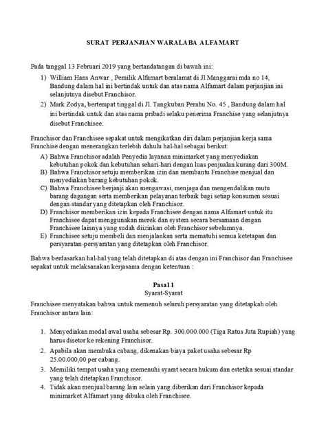 50.000.000,00 (lima puluh juta rupiah) kepada pihak pertama untuk usaha peternakan dan pembiakan ikan lele. Contoh Proposal Franchise Makanan Pdf - Guru Ilmu Sosial