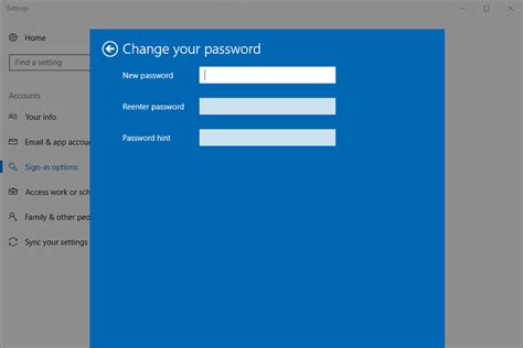 How To Change Your Password In Windows 10 8 And 7