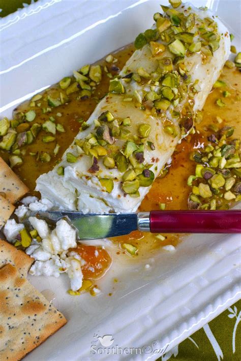 Honey And Pistachio Goat Cheese Appetizer A Southern Soul
