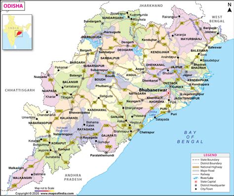 Physical Map Of Odisha Source Maps Orissa Download Scientific