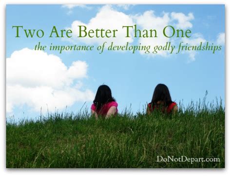 There are 306 2 is better than 1 for sale on etsy, and they cost $15.74 on average. Two Are Better Than One - The Importance of Developing ...