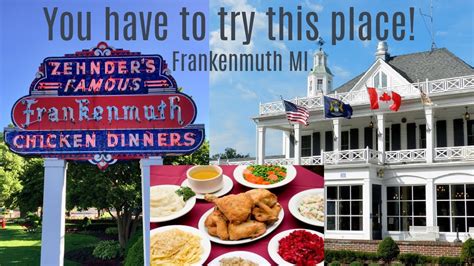 Zehnders Restaurant Frankenmuth Michigan Going In For The Famous