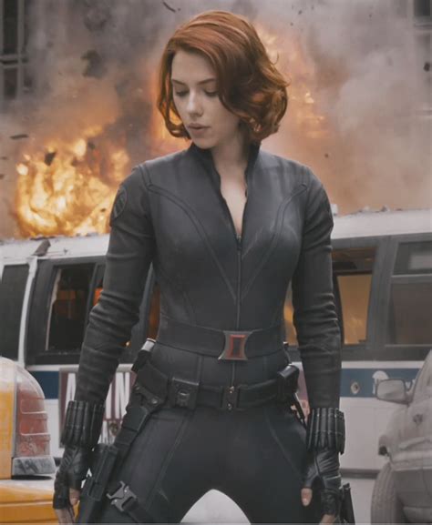 Scarlett Johansson As Black Widow In New Avengers Trailer 05 Gotceleb