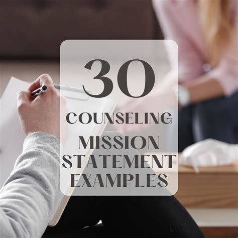 30 Counseling Mission Statement Examples To Copypaste
