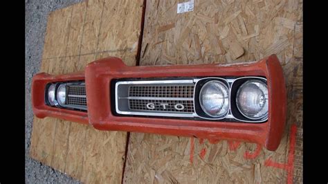 1969 Gto Front Endura Bumper Grilles Headlight Bezels The Judge 400 Ram
