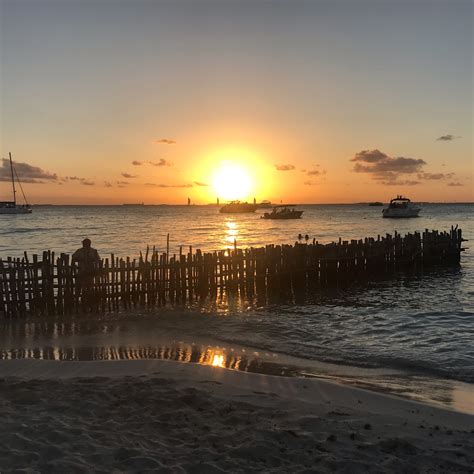 Mexico Sunset On A Beach