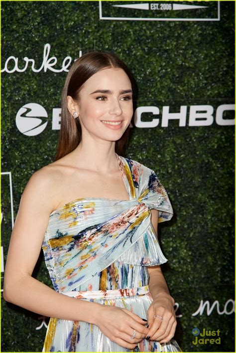 Full Sized Photo Of Lily Collins Natural Beauty Look Go Gala Milo