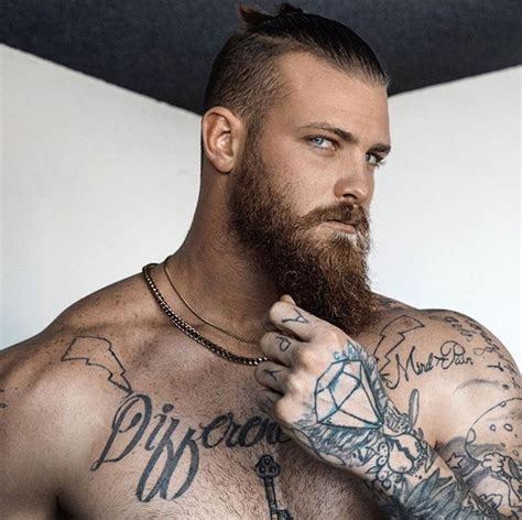 beard man tattoos