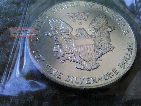 1990 1 Oz Silver American Eagle Coin Brilliant Uncirculated Unc