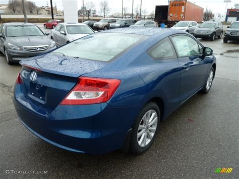 The car did not come equipped with gas support struts for the trunk lid so it doesn't stay up when opened. Dyno Blue Pearl 2012 Honda Civic EX-L Coupe Exterior Photo ...