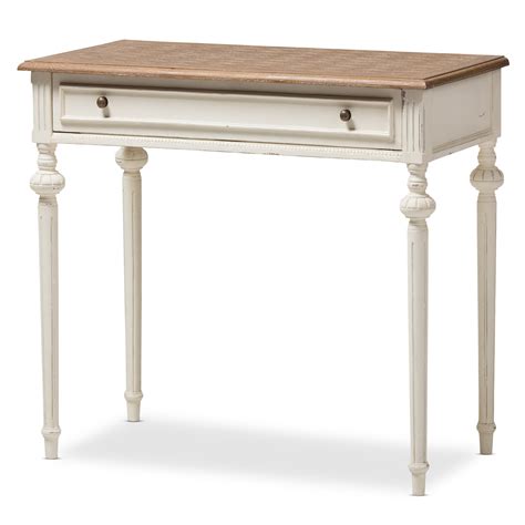 4 sided legs have been titled in different directions that are showing a splendid image in the whole writing desk creation. Wholesale Interiors Rogero French Provincial Writing Desk ...