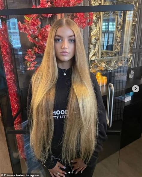 Katie Prices Daughter Princess Andre 15 Shows Off Her Stunning Blonde Locks On Instagram
