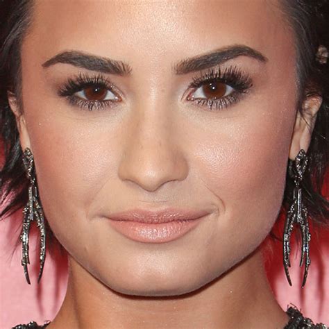 Demi Lovato Makeup Bronze Eyeshadow Brown Eyeshadow And Pale Pink