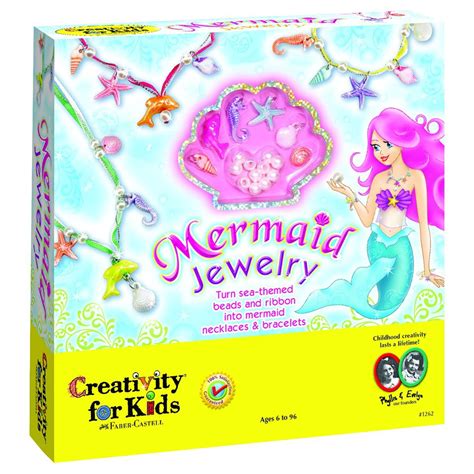 Creativity For Kids Mermaid Jewelry String Mermaid Beads Create 8