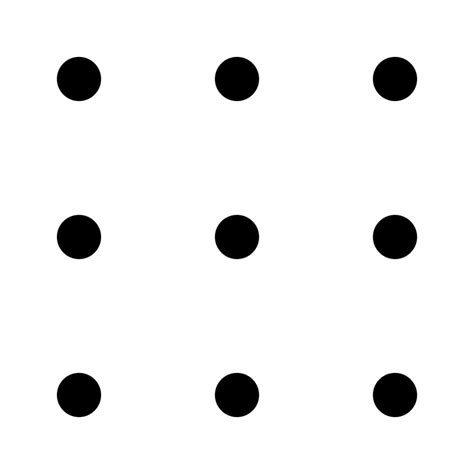 Don't do write on your computer monitor can you do it with 3 straight lines?display solution: File:9dots.svg - Wikimedia Commons