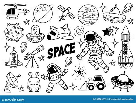 Space And Cosmos Illustration Vector For Banner Stock Vector