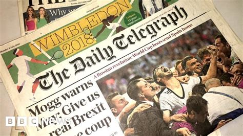 Telegraph Owners To Put Newspapers Up For Sale Bbc News