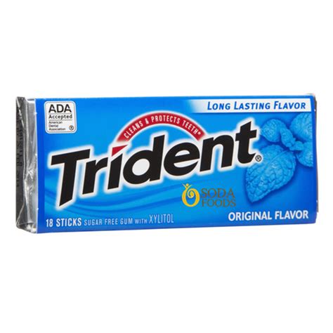 Gum Trident Original Chewing Gum 405g Sodafoods