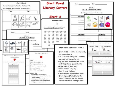 Short And Long Worksheets With Pictures On Them