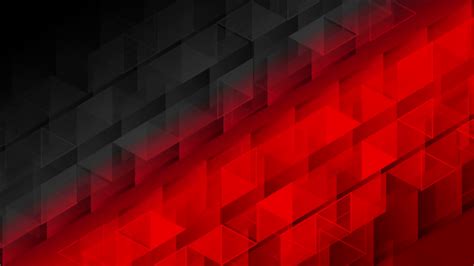 Black Red Geometric Polygonal Pixelated Stock Motion Graphics Sbv
