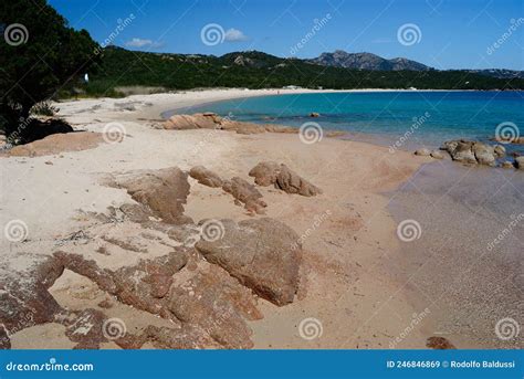 View Of Liscia Ruja Beach Costa Smeralda Stock Image Image Of Ruja
