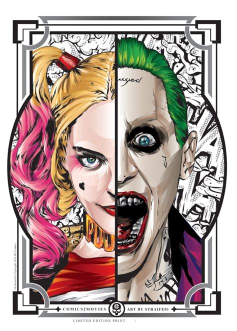 Harley Quinn Vs Joker Suicide Squad Cram Studios Comics2movies